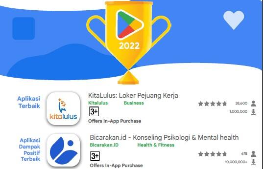 Daftar Aplikasi dan Game Terbaik di Google Play 2022 - News+ on RCTI+