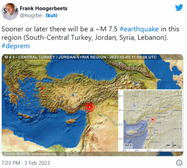 Viral Di Twitter Cuitan Peneliti Ini Tepat Sasaran Prediksi Waktu Dan Lokasi Gempa Turki