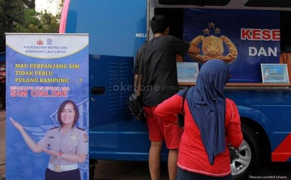 Layanan SIM Keliling Buka di 5 Lokasi Hari Ini