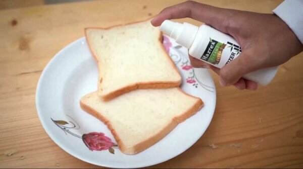 Menggunakan food grade ethanol, hand sanitizer ini aman untuk makanan