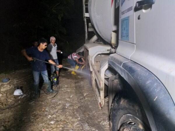 Kelelahan karena Lembur Alasan Pihak RS Hermina Cilegon Tanah Merah Berceceran di Jalan Sultan Ageng Tirtayasa