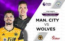 Link Live Streaming Manchester City vs Wolverhampton di Liga Inggris