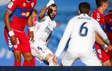 Hasil Liga Spanyol Real Madrid vs Elche: Dua Gol Benzema Bawa Madrid Menang 2-1