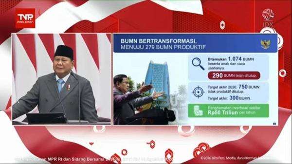 Prabowo Tegaskan BUMN Tidak Boleh Jadi Sumber Dana Penguasa Prabowo Tegaskan BUMN Tidak Boleh Jadi Sumber Dana Penguasa