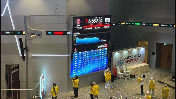 IHSG Ditutup Turun 1,33 Persen ke 6.589, Sebanyak 543 Saham Melemah IHSG Ditutup Turun 1,33 Persen ke 6.589, Sebanyak 543 Saham Melemah