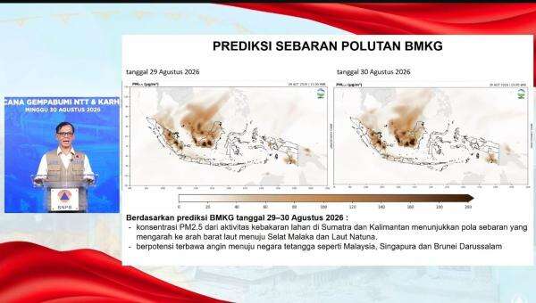 BNPB: Polutan Karhutla di Sumatera dan Kalimantan Berpotensi Menyebar ke Negara Tetangga BNPB: Polutan Karhutla di Sumatera dan Kalimantan Berpotensi Menyebar ke Negara Tetangga
