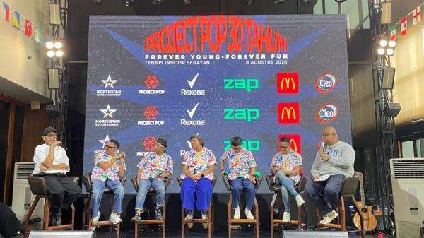 Project Pop Gelar Konser di Senayan 8 Agustus 2026, Ajak Fans Rayakan 30 Tahun Perjalanan Karier Project Pop Gelar Konser di Senayan 8 Agustus 2026, Ajak Fans Rayakan 30 Tahun Perjalanan Karier