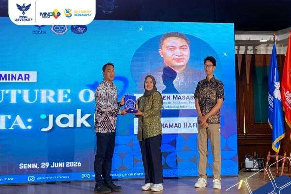 MNC University Gelar Seminar The Future of Jakarta: JAKI Smart City Innovation & Digital Public Service, Kupas Inovasi Layanan Publik Digital MNC University Gelar Seminar The Future of Jakarta: JAKI Smart City Innovation & Digital Public Service, Kupas Inovasi Layanan Publik Digital