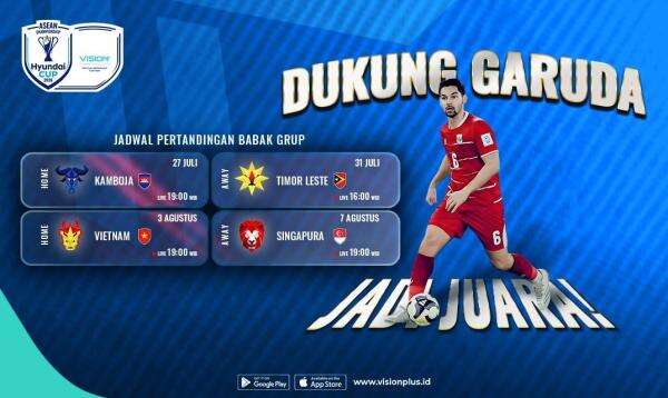Timnas Indonesia vs Timor Leste, Nonton ASEAN Hyundai Cup 2026 di VISION+ Timnas Indonesia vs Timor Leste, Nonton ASEAN Hyundai Cup 2026 di VISION+