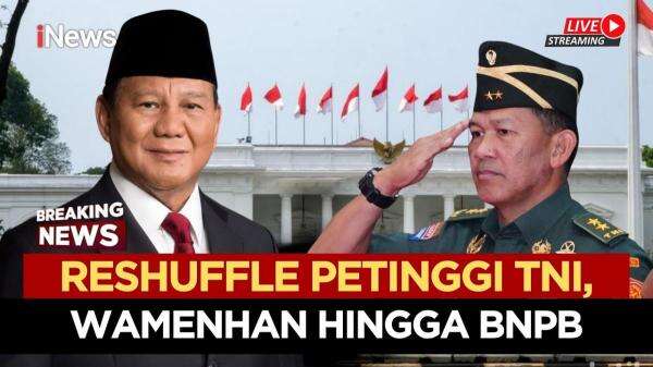 Prabowo Lantik Tandyo Budi Jadi KSAD! Kristomei Kepala BNPB, Richard Wamenhan dan Maruli Bergeser Jabatan Prabowo Lantik Tandyo Budi Jadi KSAD! Kristomei Kepala BNPB, Richard Wamenhan dan Maruli Bergeser Jabatan