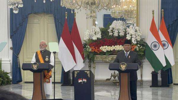 Prabowo dan Narendra Modi Sepakat Perkuat Kerja Sama Politik hingga Penanggulangan Terorisme Prabowo dan Narendra Modi Sepakat Perkuat Kerja Sama Politik hingga Penanggulangan Terorisme