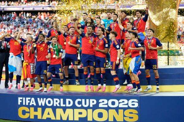 12 Rekor Gila Spanyol Juara Piala Dunia 2026, Rodri hingga Lamine Yamal Bikin Sejarah! 12 Rekor Gila Spanyol Juara Piala Dunia 2026, Rodri hingga Lamine Yamal Bikin Sejarah!