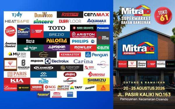 Renovasi Rumah Kini Lebih Praktis, Mitra10 Pasir Kaliki Resmi Dibuka di Bandung Renovasi Rumah Kini Lebih Praktis, Mitra10 Pasir Kaliki Resmi Dibuka di Bandung