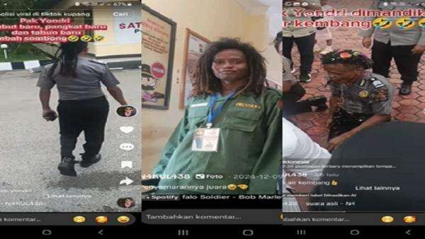 Pria Berambut Gimbal Menyamar sebagai Intel Polisi di NTT Viral di Media Sosial Pria Berambut Gimbal Menyamar sebagai Intel Polisi di NTT Viral di Media Sosial
