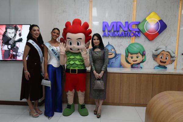 Miss World 2026 Joheirry Mola Sambangi SMN dan MNC Animation, Ada Momen Seru Bareng KIKO Miss World 2026 Joheirry Mola Sambangi SMN dan MNC Animation, Ada Momen Seru Bareng KIKO