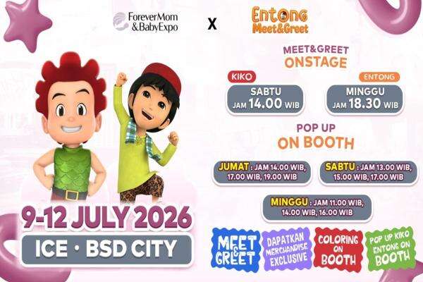 MNC Animation Hadirkan ENTONG & KIKO di Event FOMBEX 2026 ICE BSD MNC Animation Hadirkan ENTONG & KIKO di Event FOMBEX 2026 ICE BSD