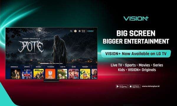 VISION+ Resmi Tersedia di LG TV, Hadirkan Akses Streaming Lebih Mudah bagi Pengguna VISION+ Resmi Tersedia di LG TV, Hadirkan Akses Streaming Lebih Mudah bagi Pengguna