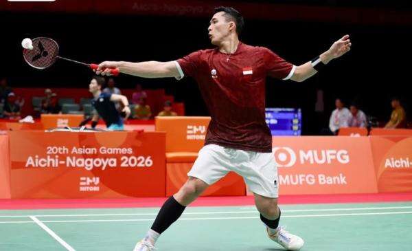 Hasil Perempatfinal Bulu Tangkis Asian Games 2026: Jonatan Christie Kalah, Indonesia Tertinggal 0-1 dari Malaysia Hasil Perempatfinal Bulu Tangkis Asian Games 2026: Jonatan Christie Kalah, Indonesia Tertinggal 0-1 dari Malaysia