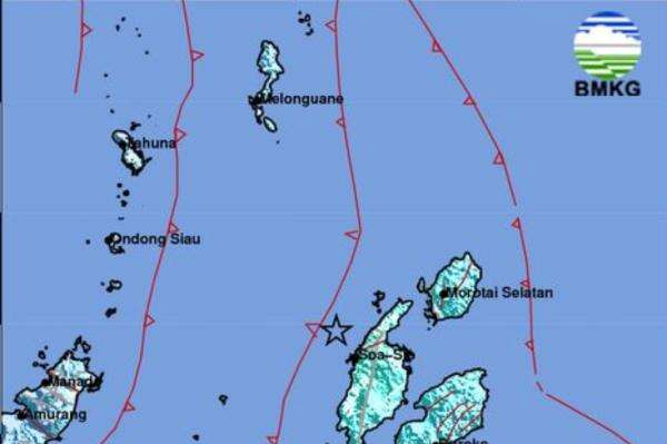 Gempa Hari Ini M 5,6 Guncang Pulau Doi Maluku Utara, Berpusat di Laut Gempa Hari Ini M 5,6 Guncang Pulau Doi Maluku Utara, Berpusat di Laut