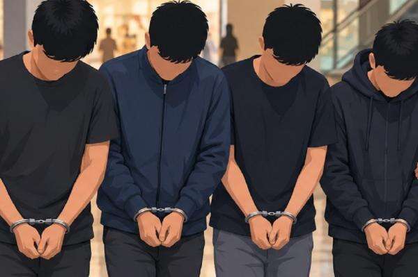 4 Pelaku Pencurian Modus Geser Tas di Bekasi Ditangkap, Warga China Jadi Korban 4 Pelaku Pencurian Modus Geser Tas di Bekasi Ditangkap, Warga China Jadi Korban