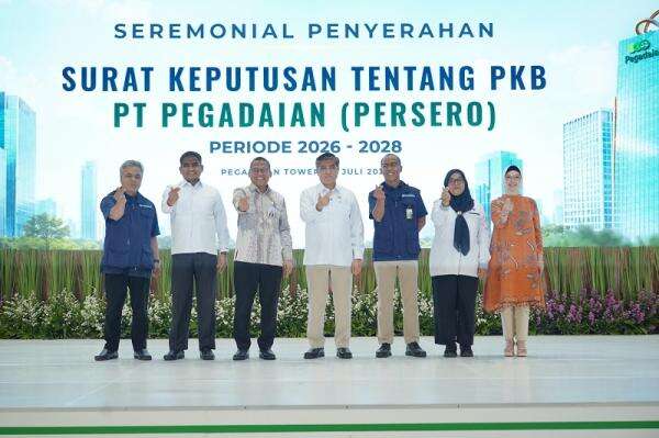 Pegadaian Resmi Terima SK Perjanjian Kerja Bersama 2026–2028 dari Kemenaker RI Pegadaian Resmi Terima SK Perjanjian Kerja Bersama 2026–2028 dari Kemenaker RI