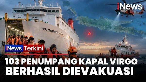Hilang Kontak di Laut Jawa, 103 Penumpang KM Virgo Transport 8 Berhasil Dievakuasi, 1 Meninggal Hilang Kontak di Laut Jawa, 103 Penumpang KM Virgo Transport 8 Berhasil Dievakuasi, 1 Meninggal