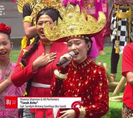 Profil dan Potret shanna shannon yang Nyanyikan Lagu Tanah Airku di Istana Negara Profil dan Potret shanna shannon yang Nyanyikan Lagu Tanah Airku di Istana Negara