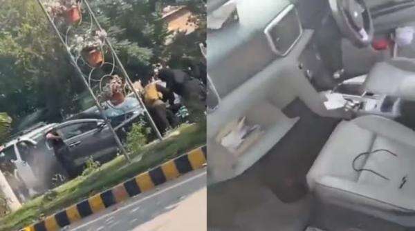 Menteri Pakistan Diculik di Siang Bolong Dekat Peshawar, Aksi Penembakan Terekam Kamera Menteri Pakistan Diculik di Siang Bolong Dekat Peshawar, Aksi Penembakan Terekam Kamera