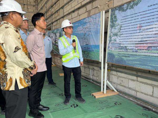 Wapres Tinjau Progres Pembangunan Fasilitas Pengolahan Sampah Jadi Energi Listrik di Palembang Wapres Tinjau Progres Pembangunan Fasilitas Pengolahan Sampah Jadi Energi Listrik di Palembang