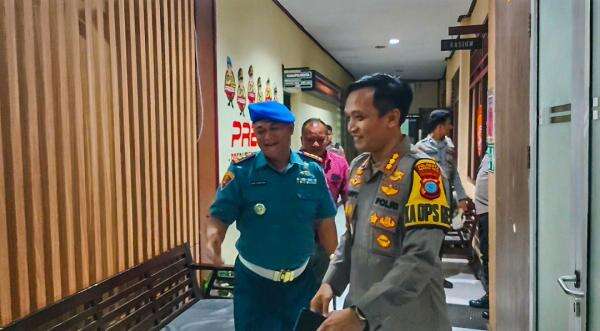 Kesya Lestaluhu Tewas 27 Tusukan Sangkur, Danpomal XIV Sorong Temui Kapolresta Kesya Lestaluhu Tewas 27 Tusukan Sangkur, Danpomal XIV Sorong Temui Kapolresta