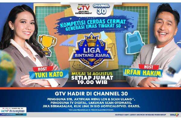 Liga Bintang Juara GTV Mulai 14 Agustus, 50 SD Siap Adu Cerdas Liga Bintang Juara GTV Mulai 14 Agustus, 50 SD Siap Adu Cerdas