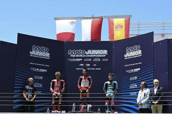 Kata-Kata Ramadhipa Usai Juarai Moto3 Junior di Portugal Kata-Kata Ramadhipa Usai Juarai Moto3 Junior di Portugal