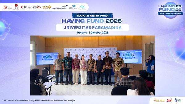 MNC Sekuritas-Sucorinvest Edukasi Investasi Mahasiswa Paramadina lewat Having Fund 2026 MNC Sekuritas-Sucorinvest Edukasi Investasi Mahasiswa Paramadina lewat Having Fund 2026