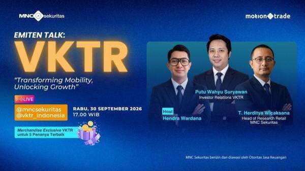 MNC Sekuritas Gelar Emiten Talk Transforming Mobility Unlocking Growth Bersama VKTR MNC Sekuritas Gelar Emiten Talk Transforming Mobility Unlocking Growth Bersama VKTR