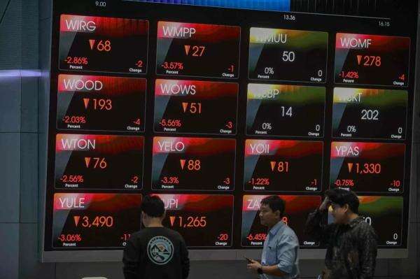 IHSG Sesi I Tergelincir 0,80, Ditutup Melemah ke Level 6.098 IHSG Sesi I Tergelincir 0,80, Ditutup Melemah ke Level 6.098