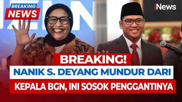 Kepala BGN Nanik S Deyang Mengundurkan Diri, Prabowo Langsung Tunjuk Sudaryono Kepala BGN Nanik S Deyang Mengundurkan Diri, Prabowo Langsung Tunjuk Sudaryono