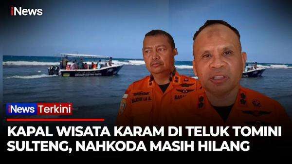 Kapal Wisata Tenggelam di Teluk Tomini: 11 Turis Asing Selamat, Nahkoda Hilang Kapal Wisata Tenggelam di Teluk Tomini: 11 Turis Asing Selamat, Nahkoda Hilang