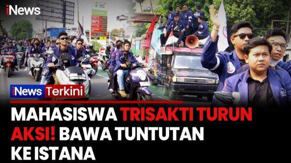 Kawal Aspirasi Rakyat! Mahasiswa Trisakti Turun ke Jalan, Bawa 3 Tuntutan untuk Pemerintah Kawal Aspirasi Rakyat! Mahasiswa Trisakti Turun ke Jalan, Bawa 3 Tuntutan untuk Pemerintah