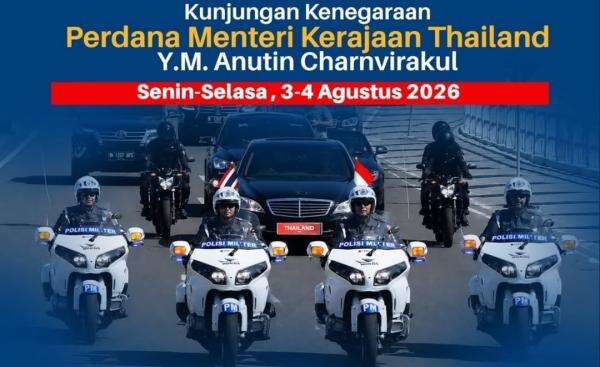 PM Thailand Kunjungi Indonesia, Rekayasa Lalin Dilakukan di 10 Ruas Jalan Ini PM Thailand Kunjungi Indonesia, Rekayasa Lalin Dilakukan di 10 Ruas Jalan Ini