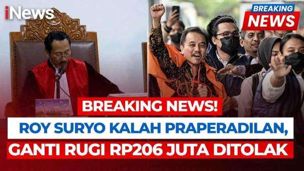 Hakim Tolak Praperadilan Jilid 3 Roy Suryo Terkait Ganti Rugi Hakim Tolak Praperadilan Jilid 3 Roy Suryo Terkait Ganti Rugi