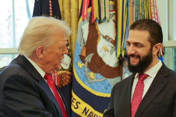 Presiden Suriah Bercanda kepada Trump: Berikan Saja New Jersey kepada Israel Presiden Suriah Bercanda kepada Trump: Berikan Saja New Jersey kepada Israel