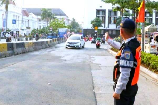 Dishub DKI Siapkan Rekayasa Lalin di Monas hingga Jalan Sudirman saat HUT ke-81 RI Dishub DKI Siapkan Rekayasa Lalin di Monas hingga Jalan Sudirman saat HUT ke-81 RI