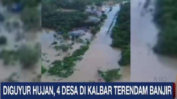 Banjir Rendam 4 Desa di Ketapang Kalbar, Warga Terpaksa Mengungsi Banjir Rendam 4 Desa di Ketapang Kalbar, Warga Terpaksa Mengungsi