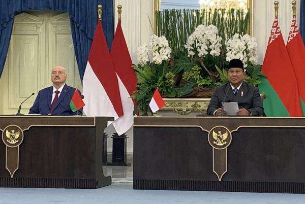 Prabowo: Indonesia-Belarus Sepakat Mendukung Perdamaian dan Stabilitas Dunia Prabowo: Indonesia-Belarus Sepakat Mendukung Perdamaian dan Stabilitas Dunia