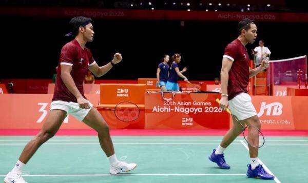 Hasil Perempatfinal Bulu Tangkis Asian Games 2026: Fajar/Fikri dan Leo/Daniel Kompak Melaju ke Semifinal Hasil Perempatfinal Bulu Tangkis Asian Games 2026: Fajar/Fikri dan Leo/Daniel Kompak Melaju ke Semifinal