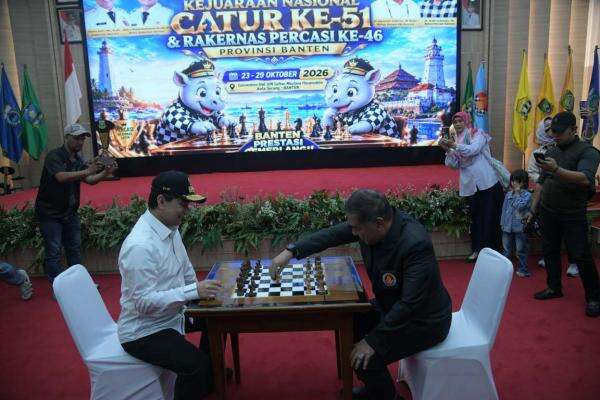 Kejurnas Catur 2026 Digelar di Banten, PB Percasi Bidik Popularitas dan Prestasi Dunia Kejurnas Catur 2026 Digelar di Banten, PB Percasi Bidik Popularitas dan Prestasi Dunia