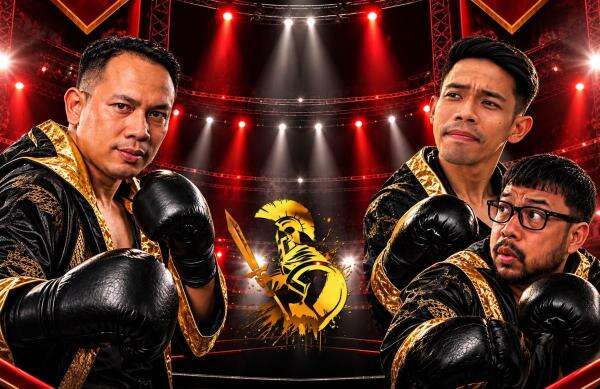 Kena Bogem Vicky Prasetyo, Dede Sunandar Tersungkur Tak Sadarkan Diri di Atas Ring Kena Bogem Vicky Prasetyo, Dede Sunandar Tersungkur Tak Sadarkan Diri di Atas Ring