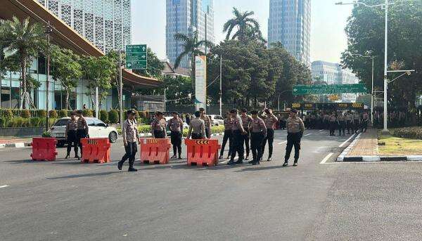 Ada Demo Mahasiswa, Jalan Medan Merdeka Selatan Jakpus Ditutup Ada Demo Mahasiswa, Jalan Medan Merdeka Selatan Jakpus Ditutup