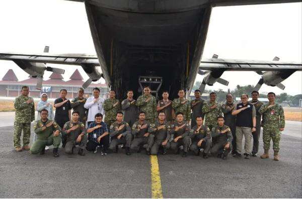 TNI Kirim Tambahan Pesawat Hercules C-130 untuk Bantu OMC di Kalimantan TNI Kirim Tambahan Pesawat Hercules C-130 untuk Bantu OMC di Kalimantan