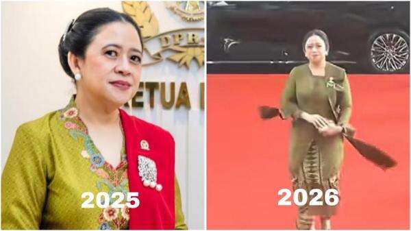 2 Tahun Berturut-turut, Puan Maharani Pakai Kebaya Hijau di Sidang Tahunan MPR 2 Tahun Berturut-turut, Puan Maharani Pakai Kebaya Hijau di Sidang Tahunan MPR